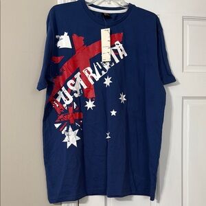 Blue Australia Graphic T-Shirt